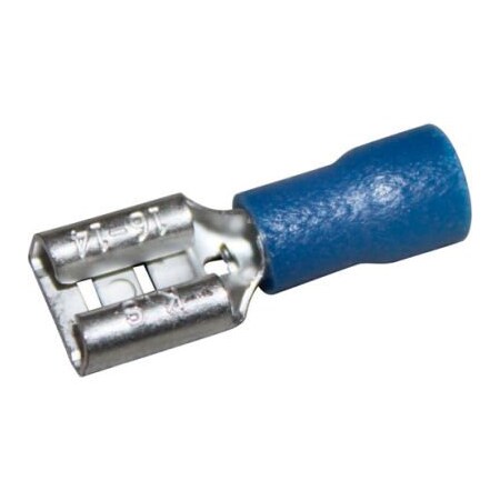 Allpoints 85-1032 Tin Plated Copper Female Disconnect; 1/4" Tab; Wire Gauge: 14 - 100/Box 851032